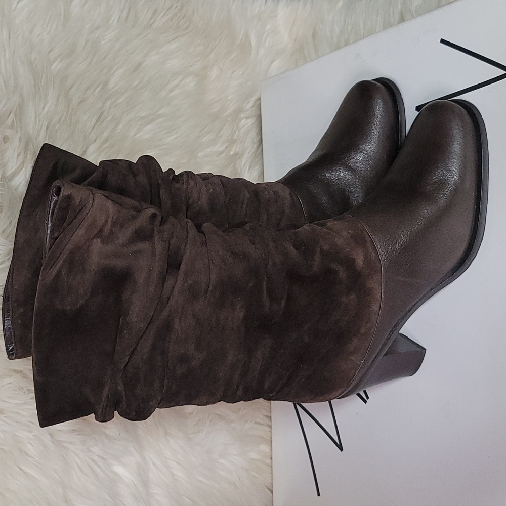 Women's Markon Danielle, Brown Suede/Leather, US Size 9W